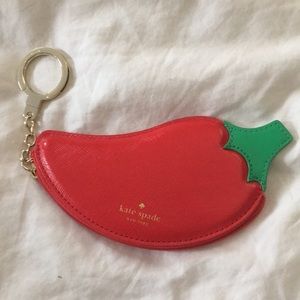 Rare Kate Spade Chili Pepper Keychain!